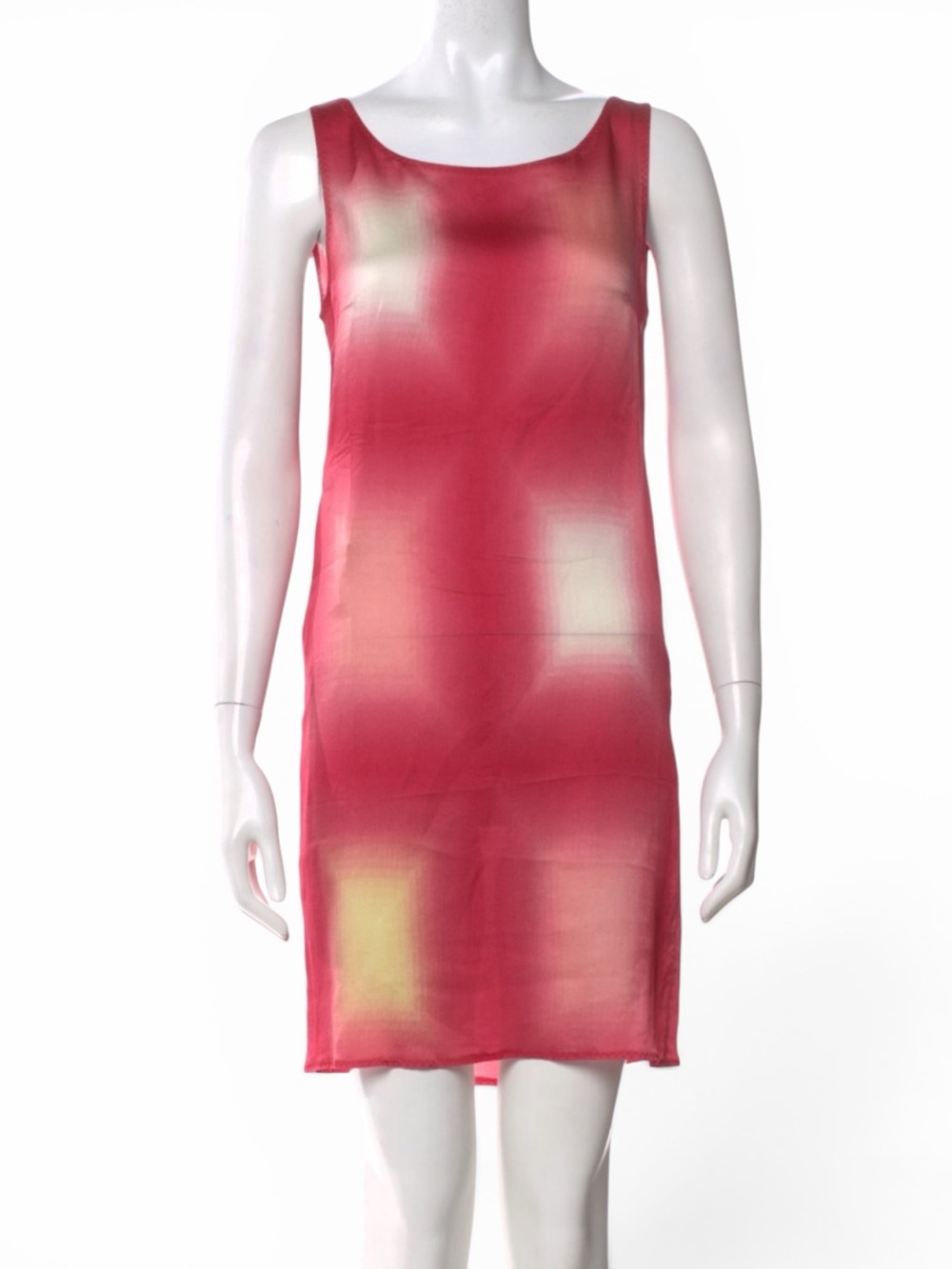 Prada Spring 1998 Midi Sleeveless Shift Dress Size 6